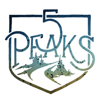 2026 5 Peaks Trail Running Series: Heart Lake Logo