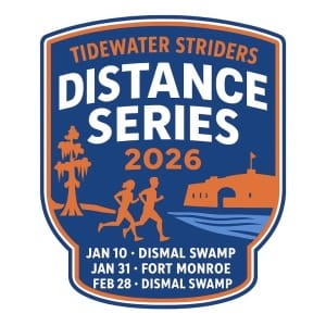Tidewater Striders 2026 Distance Series #1 Logo