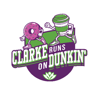 2nd Annual Clarke Runs on Dunkin' 5K Logo