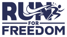Run for Freedom, 5K and 10K, + Ruck logo