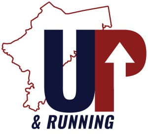 Nelson County Up and Running 5K Logo