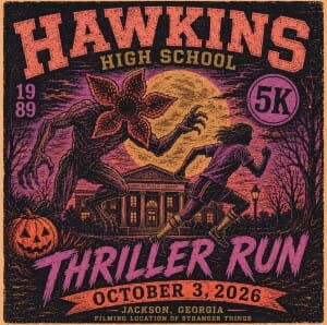 Hawkins High School Thriller 5K Logo