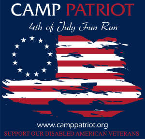 Camp Patriot 4th of July Fun Run Logo
