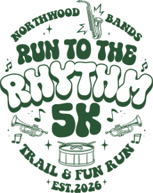 Run to the Rhythm Trail 5k & 1-Mile Fun Run/Walk logo
