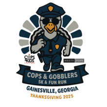 Gainesville's Thanksgiving Day Cops & Gobblers 5K logo