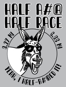 Half A#$ Half Race logo