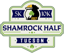 2027 Tucson Shamrock Half Marathon / 10K / 5K logo