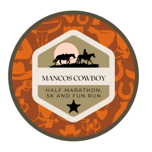 Mancos Cowboy Half Marathon, 5K, and Fun Run Logo