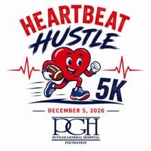 Eatonton Heartbeat Hustle 5K and Fun Run logo