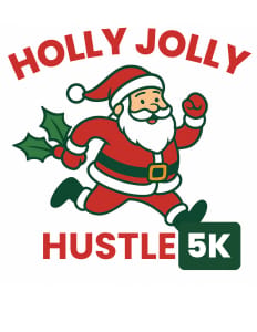 Holly Jolly Hustle 5K Logo