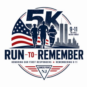 Somers Point's Run to Remember 5K Logo