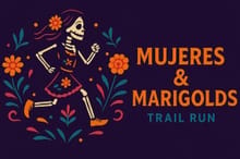 Mujeres and Marigolds logo