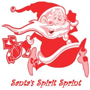Santa's Spirit Sprint 5k & 1 Mile Run or Walk Logo