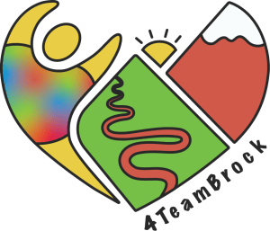 4TeamBrock 5k and 1 mile Run Logo