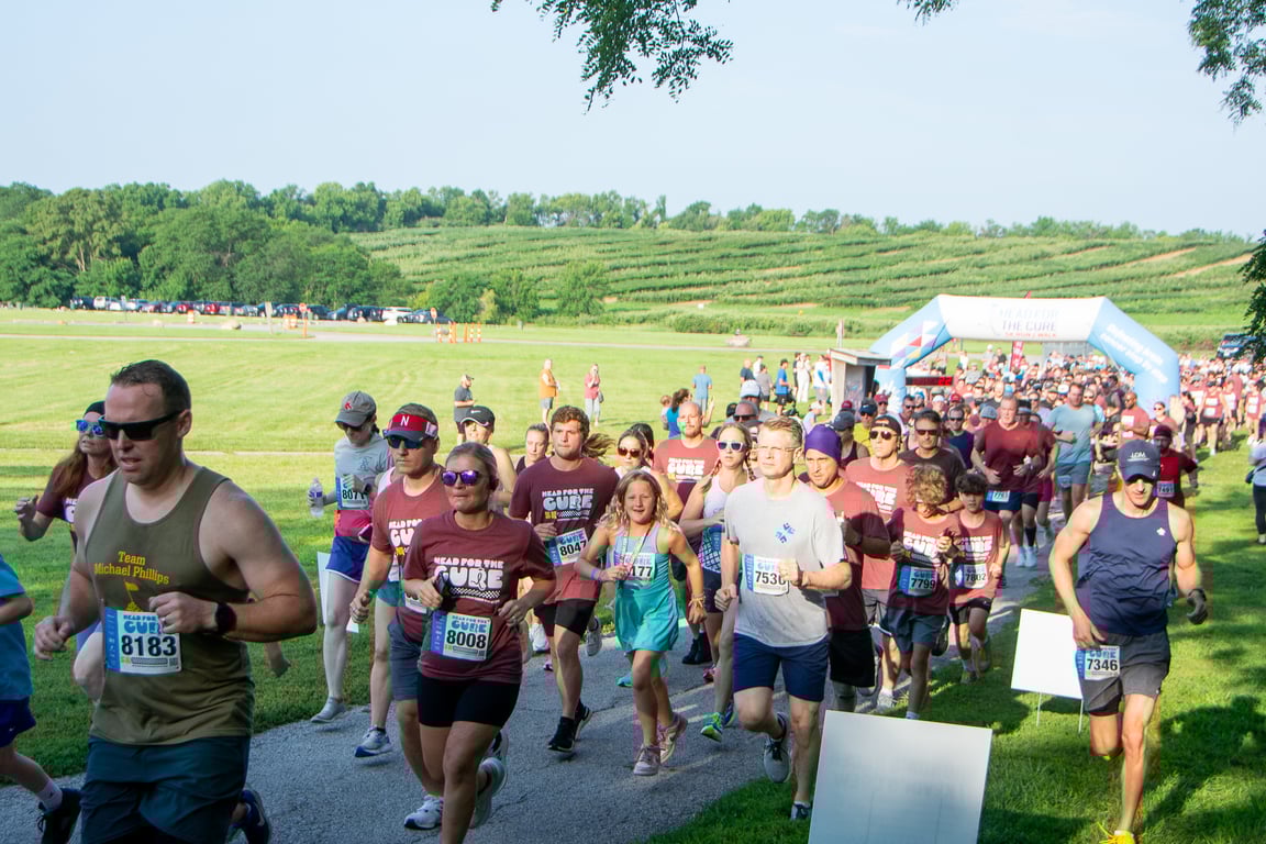 13th Annual Head for the Cure 5K - Omaha logo