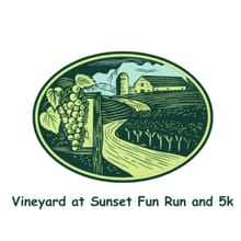 Vineyard at Sunset 5K logo