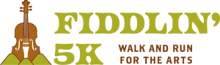 Fiddlin' 5k Run/Walk for the Arts logo