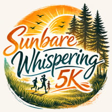 Sunbare Whispering 5k logo