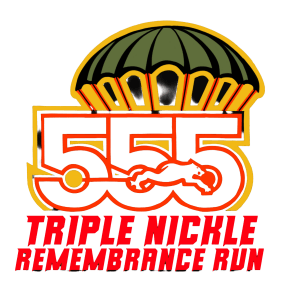Triple Nickle Remembrance Run Logo