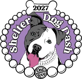 2027 Shelter Dog Dash 5K and 1M Logo