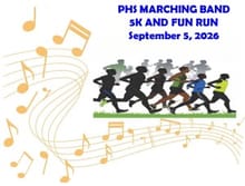 PHS Marching Band VIRTUAL 5K and VIRTUAL Fun Run logo