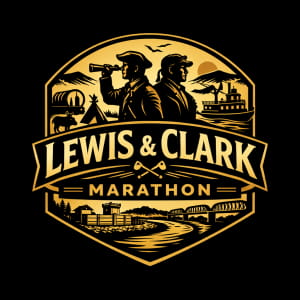 Lewis & Clark Marathon, 1/2 Marathon, 5k and 1-Mile Fun Run Logo