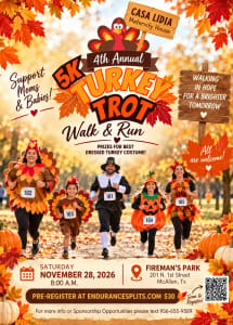 4th Annual Turkey Trot 5K logo