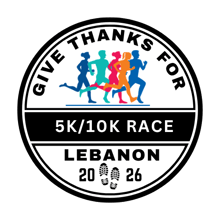 Give Thanks for Lebanon 5K-10K Run 2026 logo
