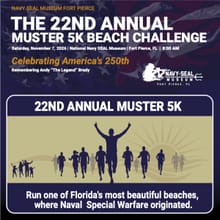 22nd Annual Muster 5K Beach and Fitness Challenge logo