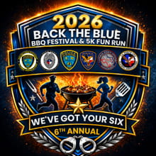 2026 Back the Blue 5K logo