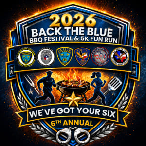 2026 Back the Blue 5K Logo