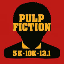 Pulp Fiction: Royale with Speed 5K, 10K & 13.1 logo