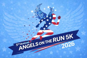 Angels on the Run 5K Logo