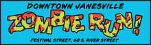 Downtown Janesville Zombie Run presented by Ryan Inc. logo