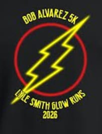 Bob Alvarez Run For Your Health Prediction 5K and the Lyle Smith Fun Runs (half mile and mile) Logo