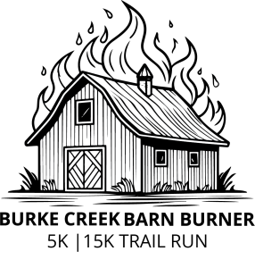 Burke Creek Barn Burner - 5K & 15K Logo