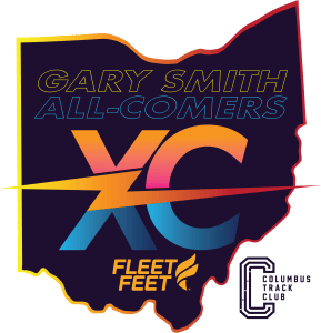 Gary Smith All-Comers XC Meet Logo