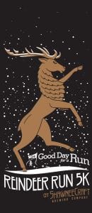 Reindeer Run 5K at ShawneeCraft Brewery Logo