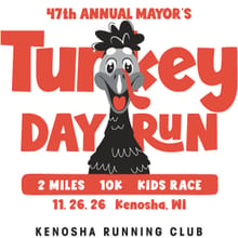 Kenosha Mayor's Turkey Day Run 10K & 2 Mile Run/Walk logo