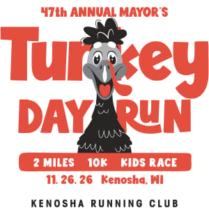 Kenosha Mayor's Turkey Day Run 10K & 2 Mile Run/Walk Logo