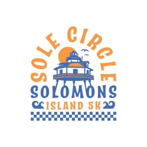 Sole Circle - 1st Annual Solomons Island 5k Logo