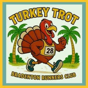 Bradenton Runners Club Turkey Trot 3-Miler Logo