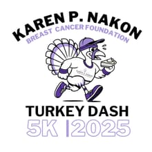 The Karen P Nakon Turkey Dash logo