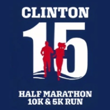 Clinton Half Marathon, 10K, 5K Run/Walk - 15th Annual logo