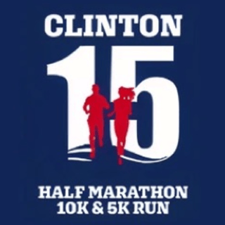 Clinton Half Marathon, 10K, 5K Run/Walk - 15th Annual Logo