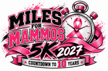 Miles for Mammos 5K Run/Walk logo