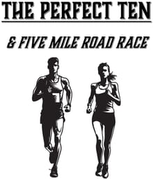 The Perfect Ten & Five Mile Road Race logo