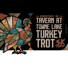 Tavern at Towne Lake Turkey Trot 5k logo