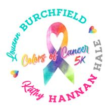 LouAnn Burchfield/Kathy Hannan Hale Colors of Cancer Memorial 5K Color Run/Walk and 1k Kids Fun Run logo