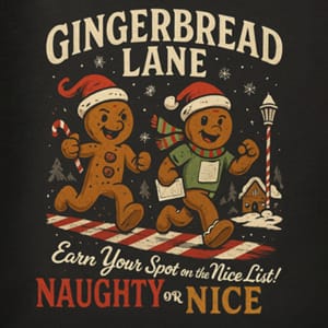 Gingerbread Lane 5K & 10K Dallas Logo